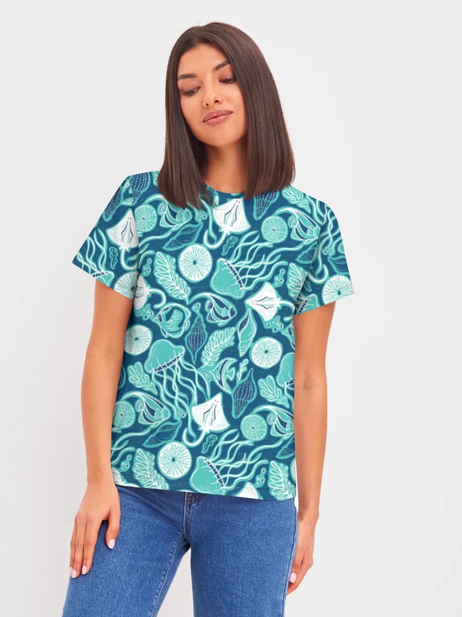 Women's basic cotton T-shirt