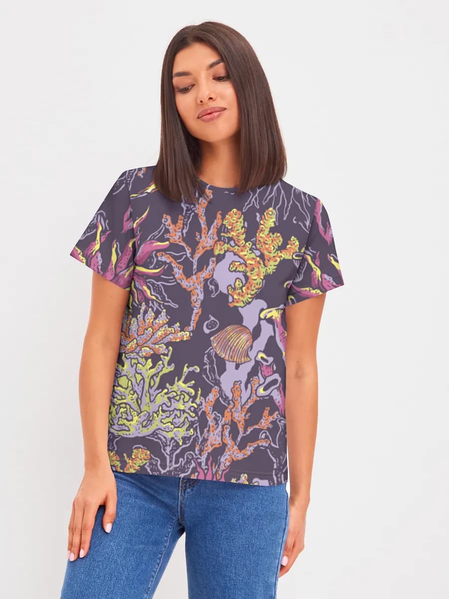 Women's basic cotton T-shirt