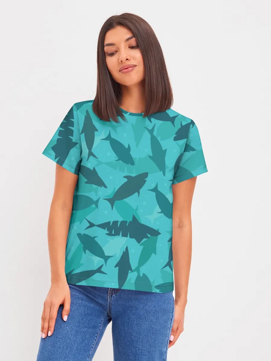 Women's basic cotton T-shirt
