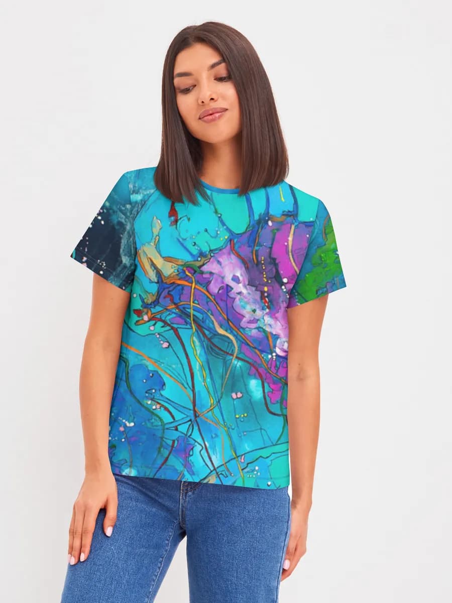 Women's basic cotton T-shirt