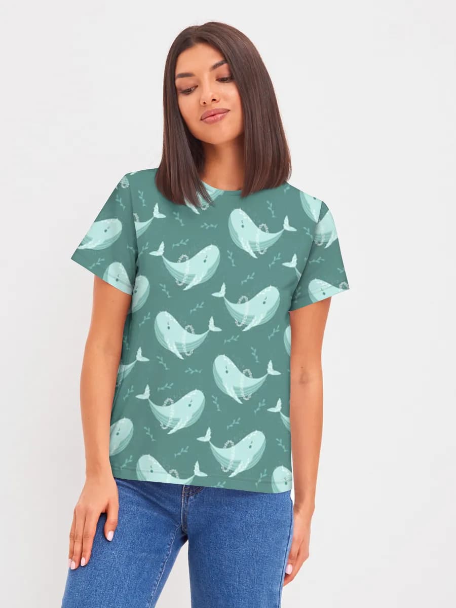 Women's basic cotton T-shirt