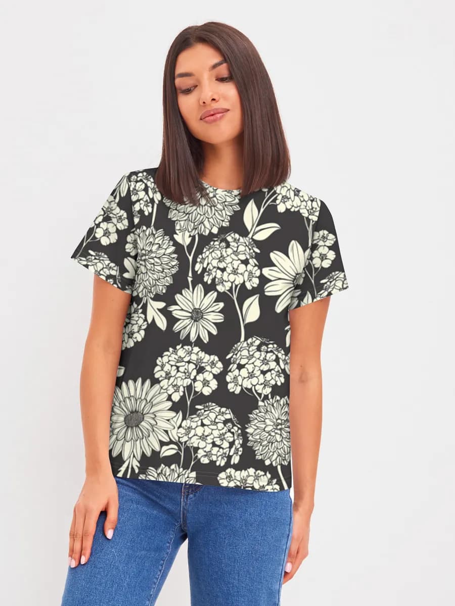 Women's basic cotton T-shirt