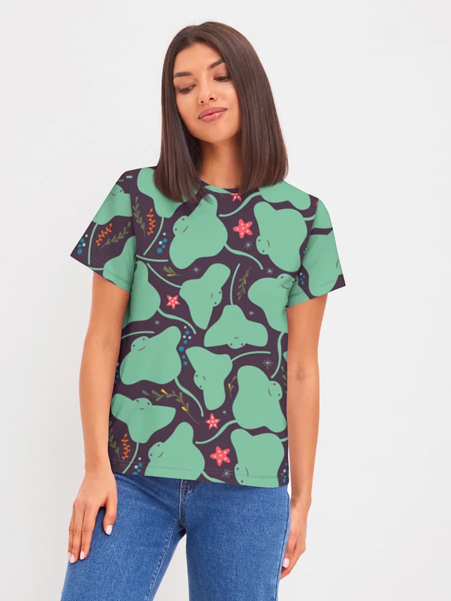 Women's basic cotton T-shirt
