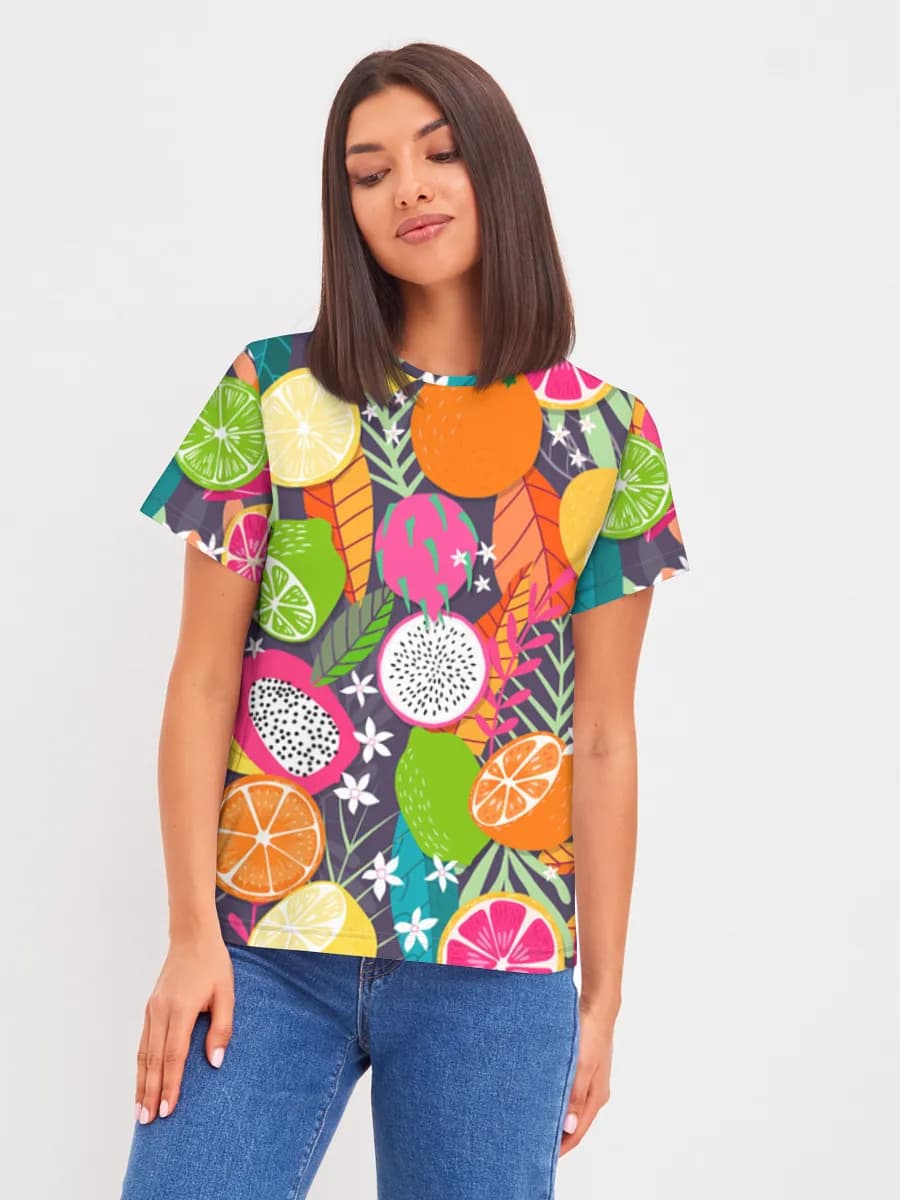 Women's basic cotton T-shirt