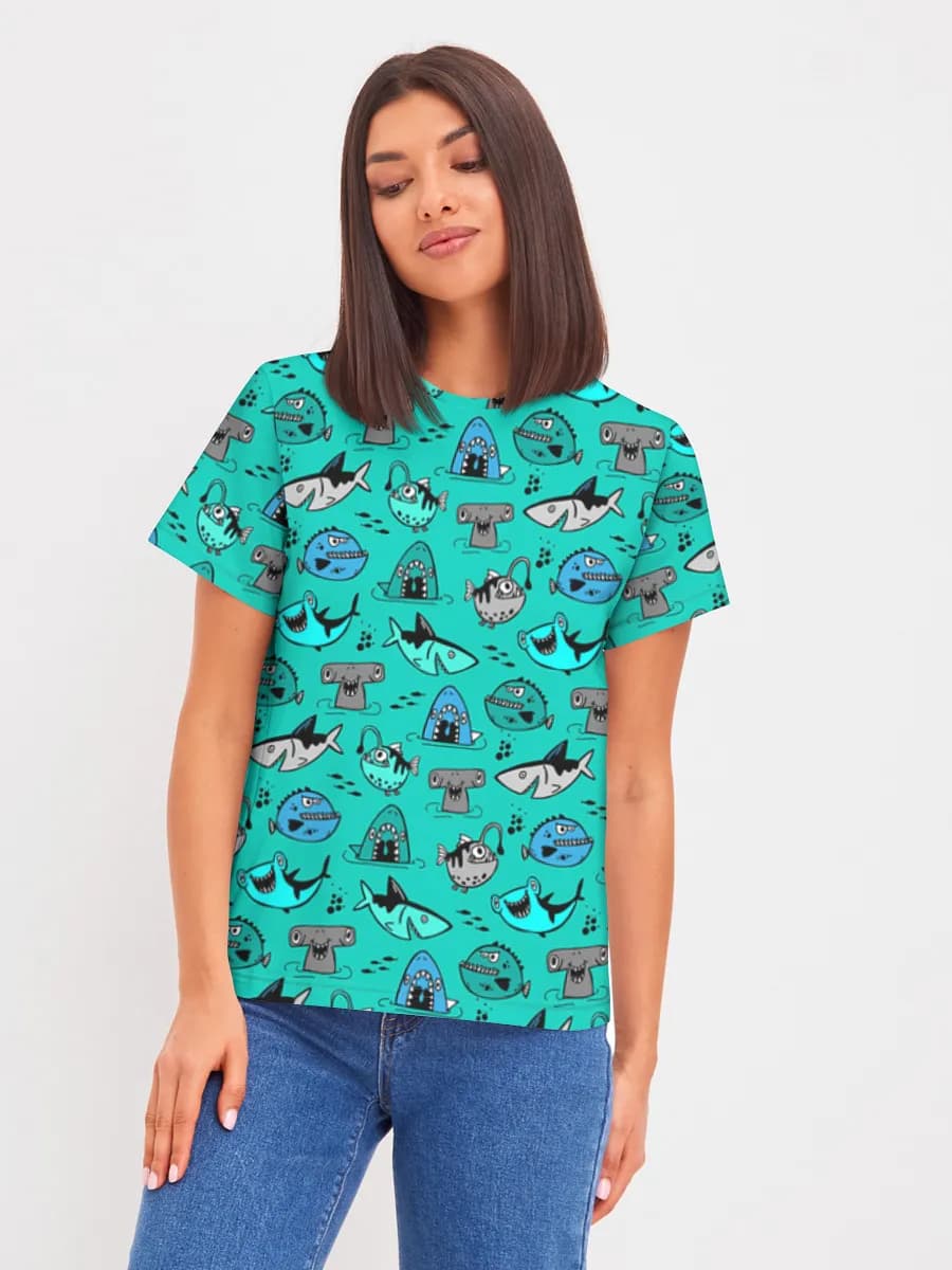 Women's basic cotton T-shirt