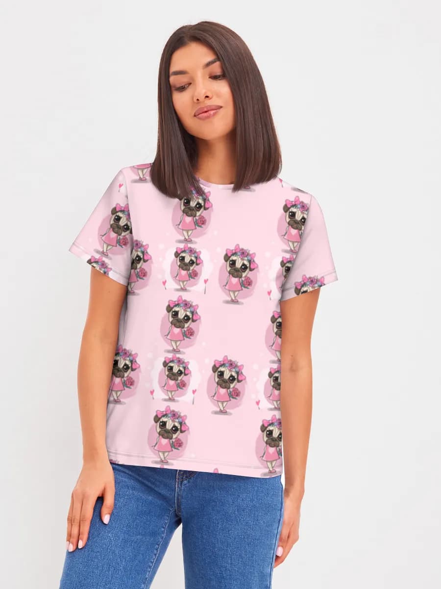Women's basic cotton T-shirt