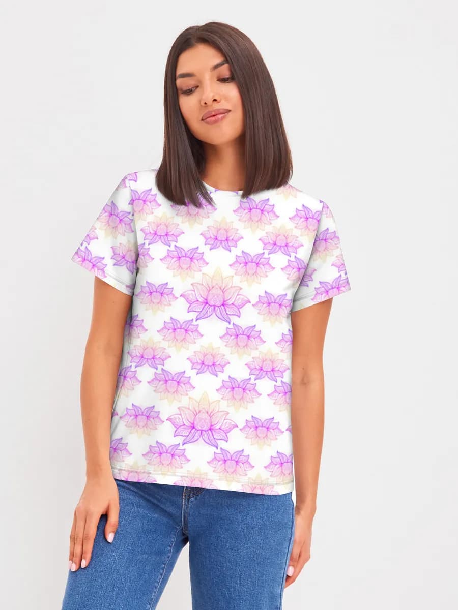 Women's basic cotton T-shirt