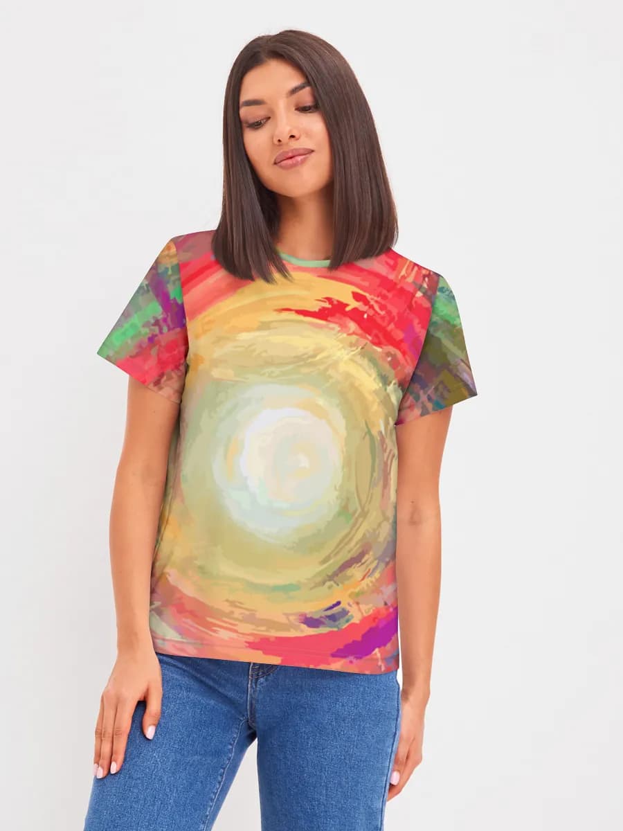 Women's basic cotton T-shirt