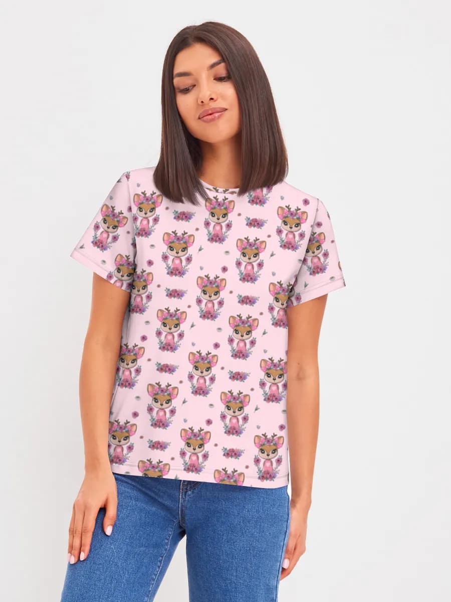 Women's basic cotton T-shirt