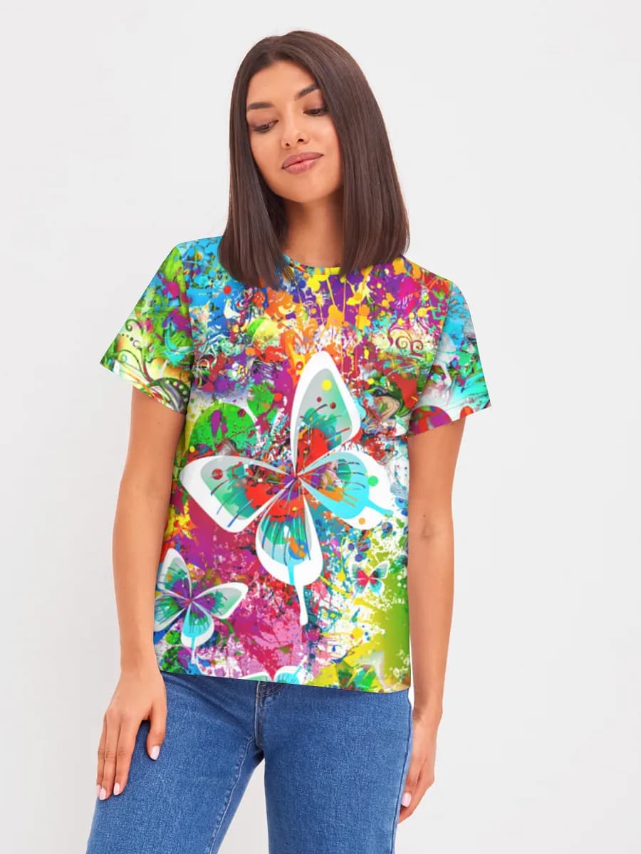 Women's basic cotton T-shirt