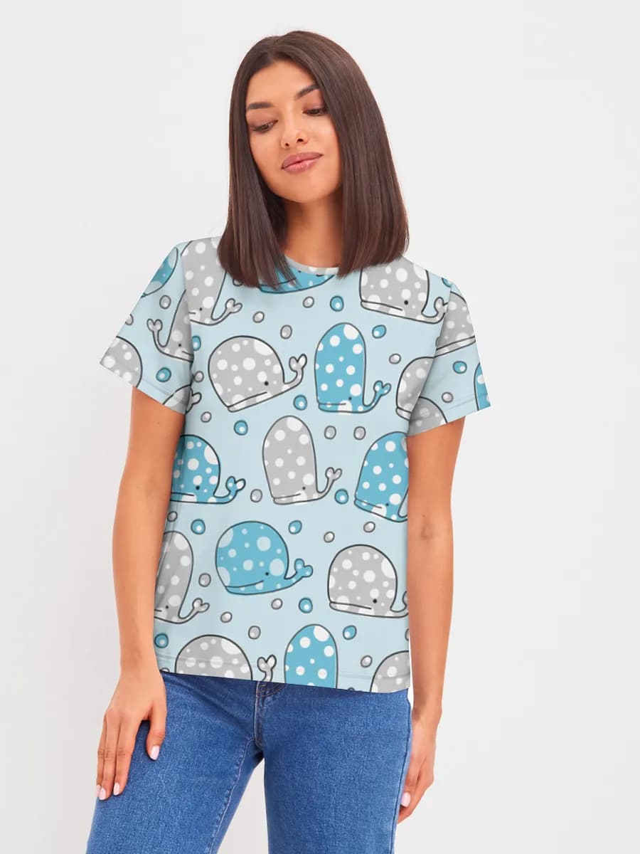 Women's basic cotton T-shirt