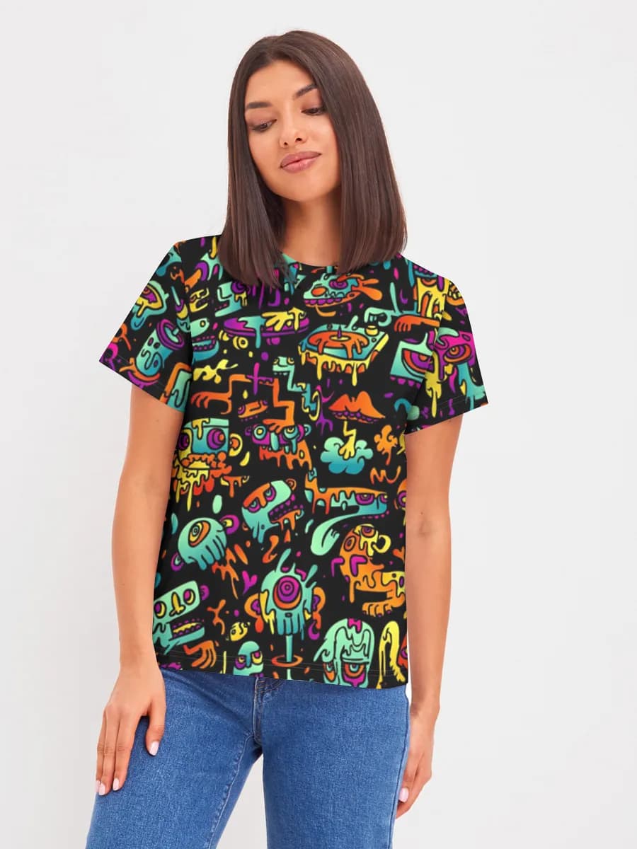 Women's basic cotton T-shirt