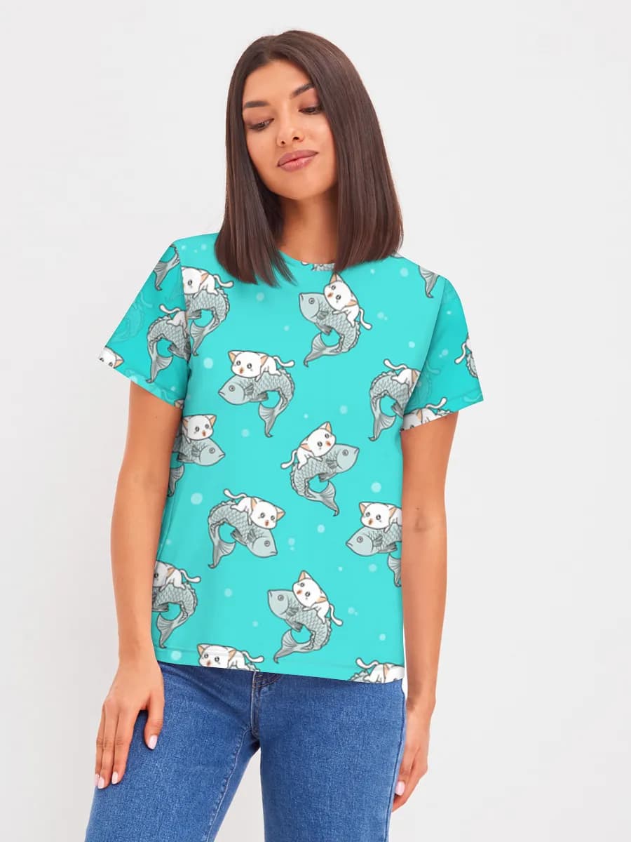 Women's basic cotton T-shirt
