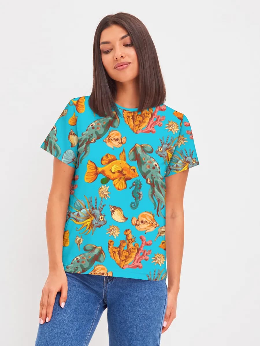 Women's basic cotton T-shirt