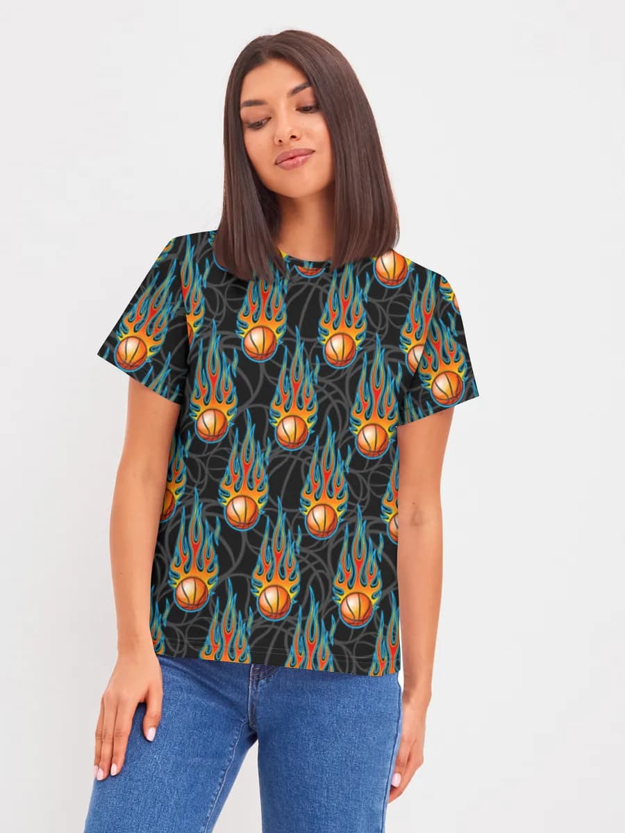 Flaming Basketballs