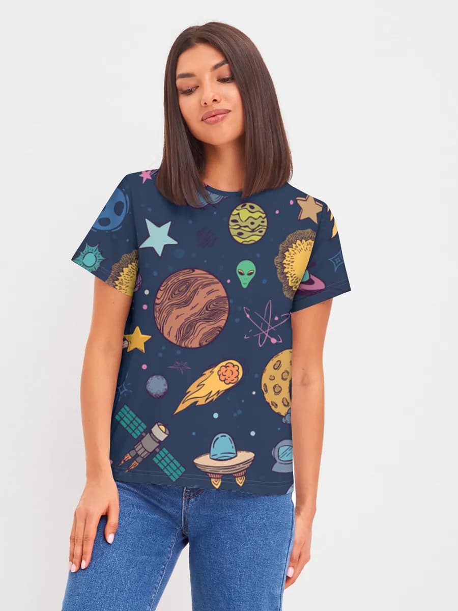 Women's basic cotton T-shirt