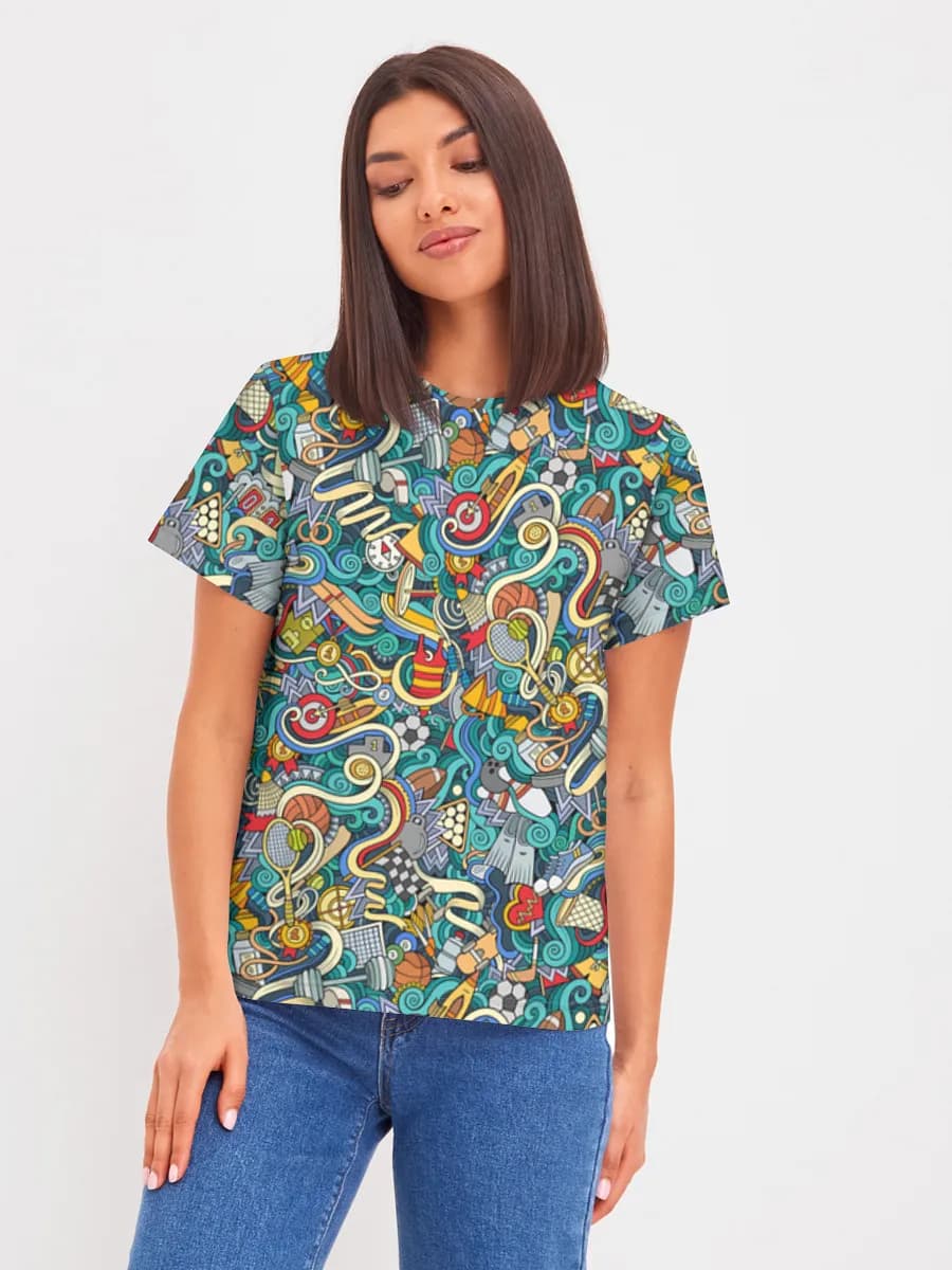 Women's basic cotton T-shirt