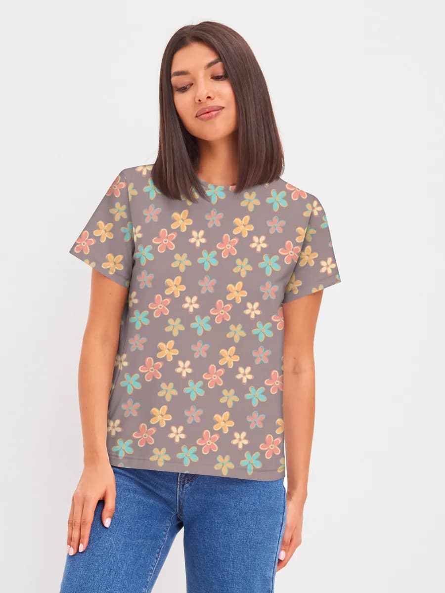 Women's basic cotton T-shirt