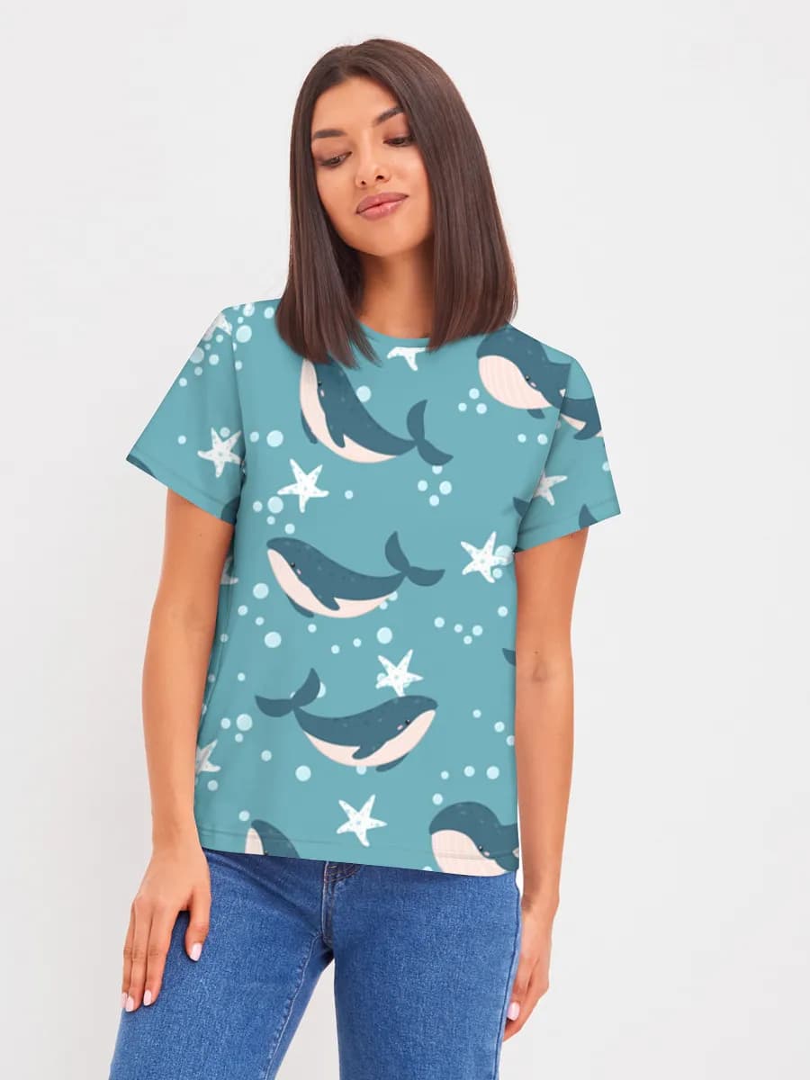 Women's basic cotton T-shirt