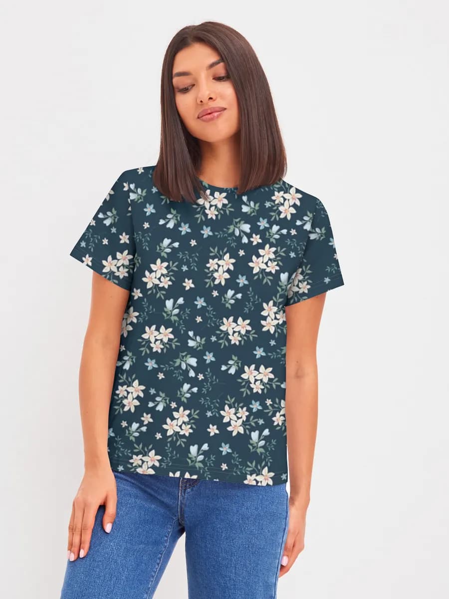 Women's basic cotton T-shirt