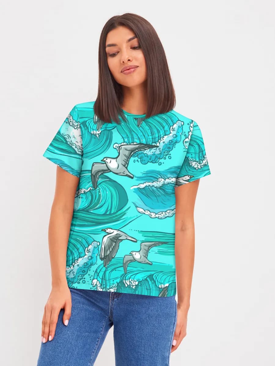 Women's basic cotton T-shirt