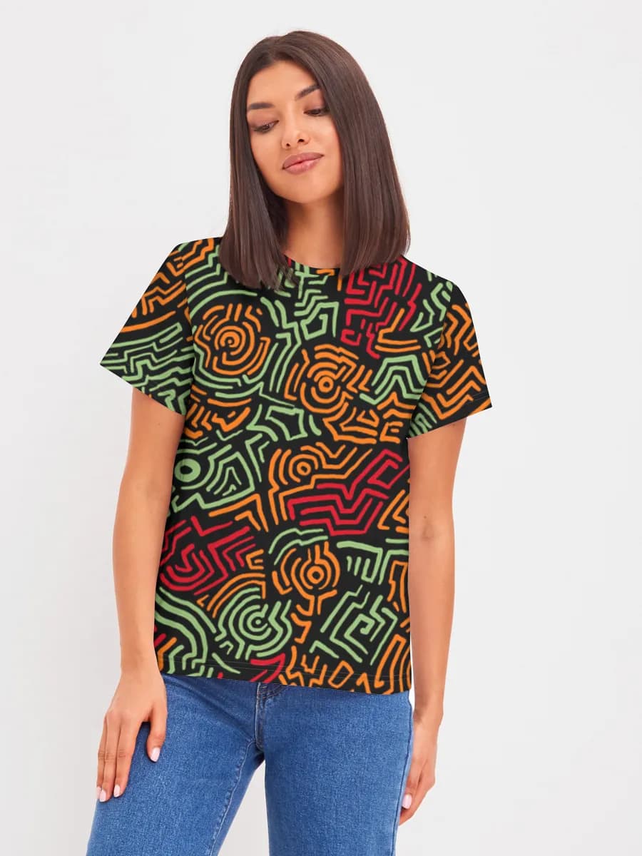 Women's basic cotton T-shirt