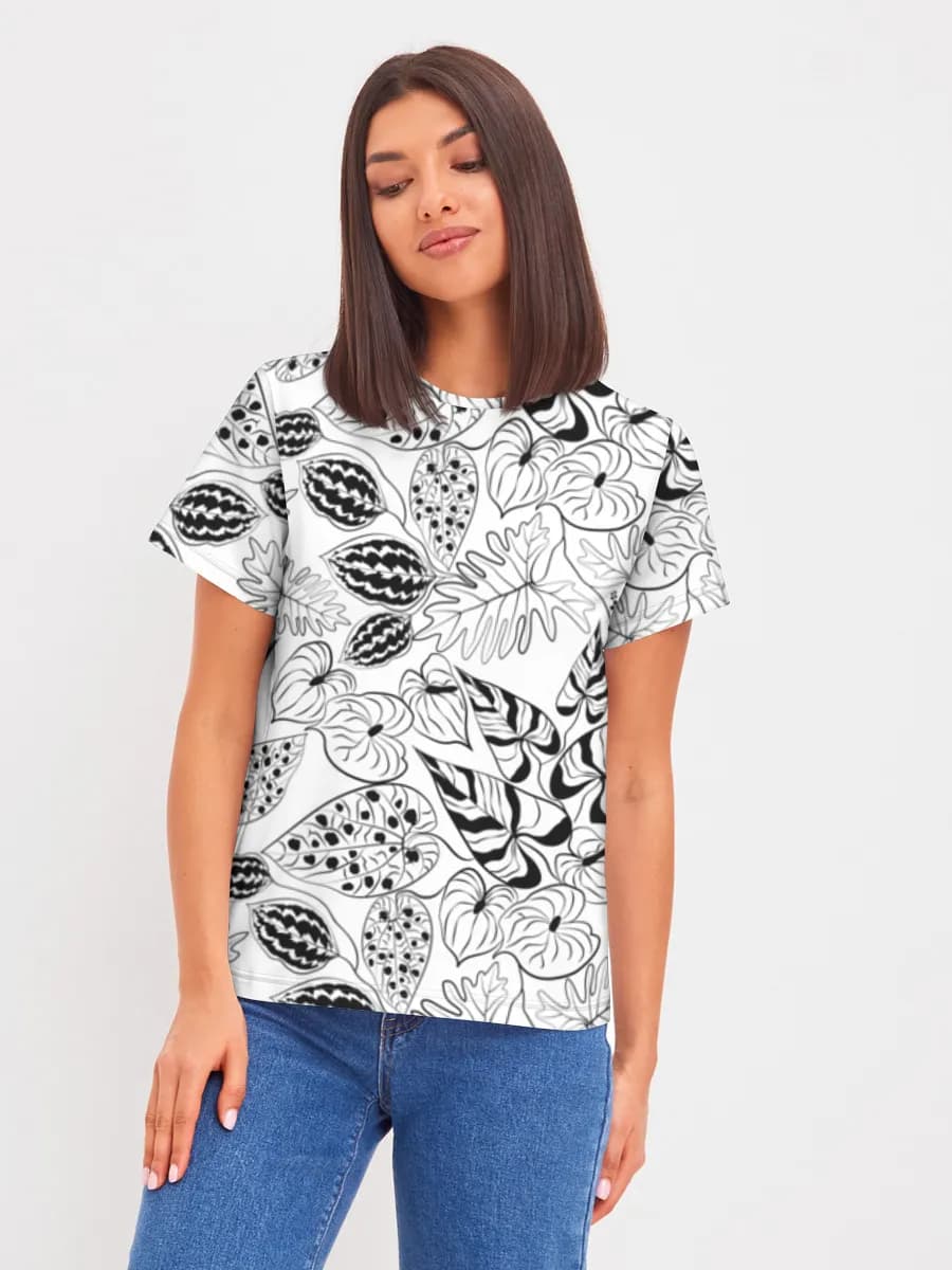 Women's basic cotton T-shirt