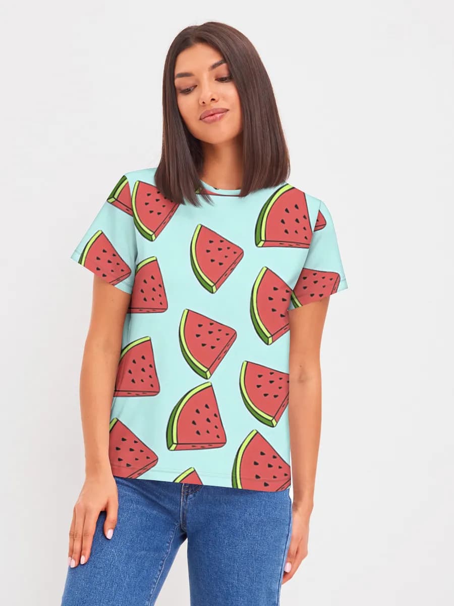 Women's basic cotton T-shirt