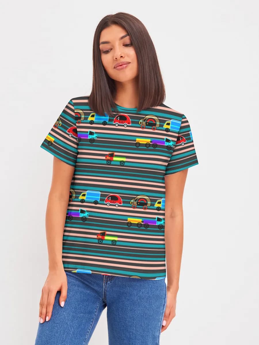 Women's basic cotton T-shirt