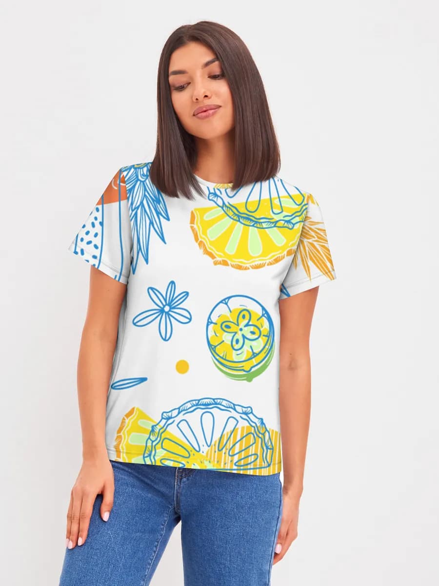 Women's basic cotton T-shirt