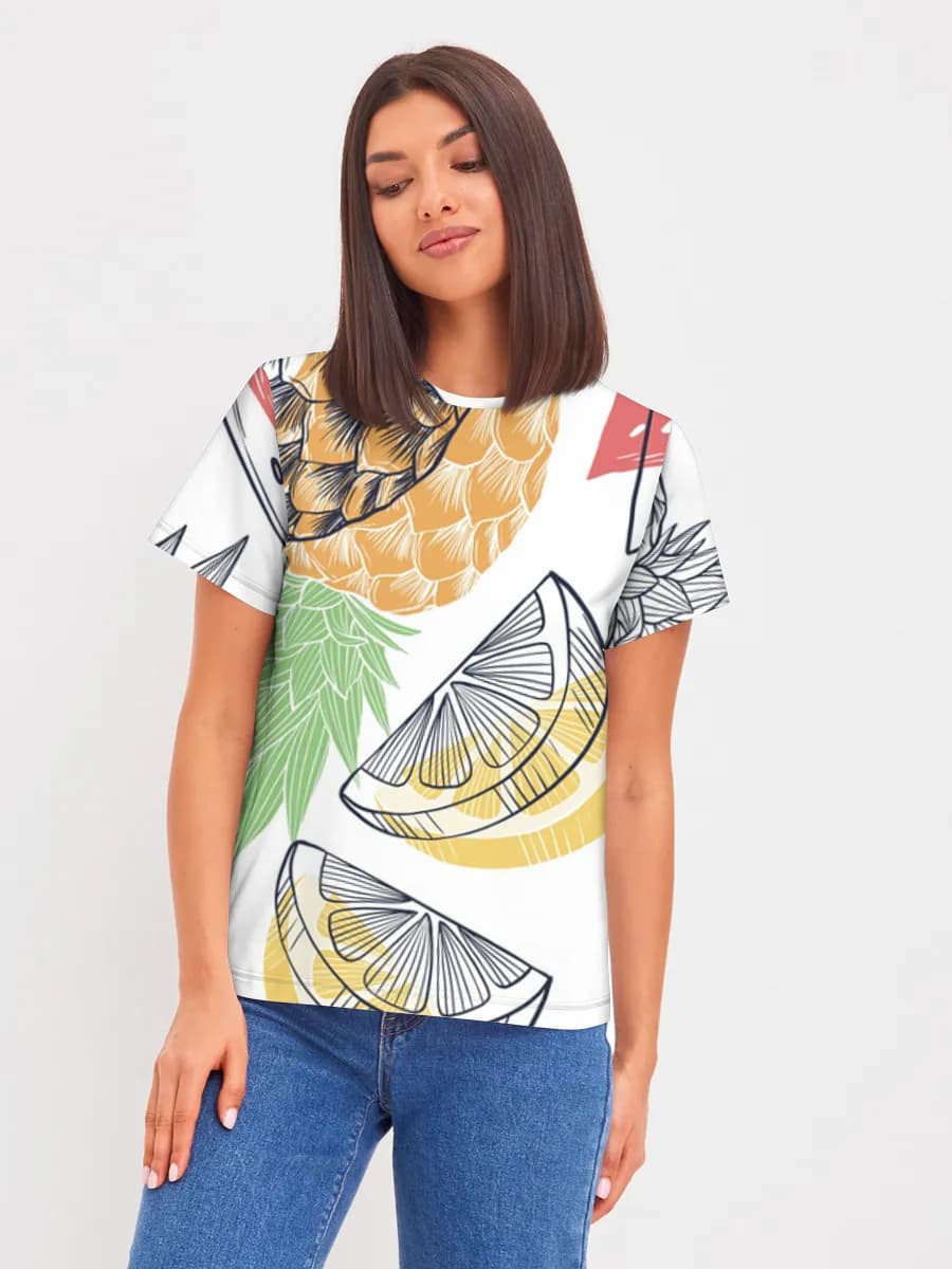 Women's basic cotton T-shirt