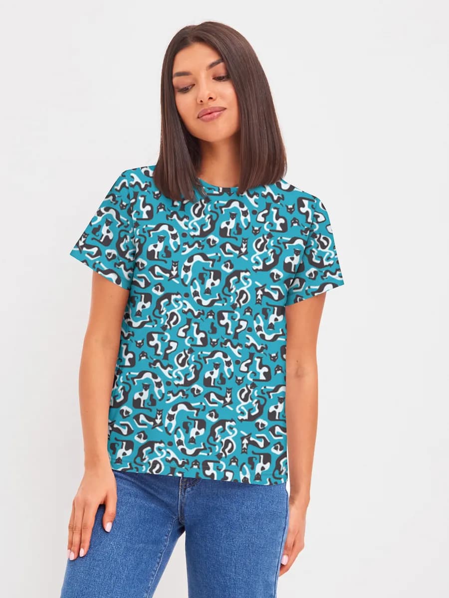 Women's basic cotton T-shirt