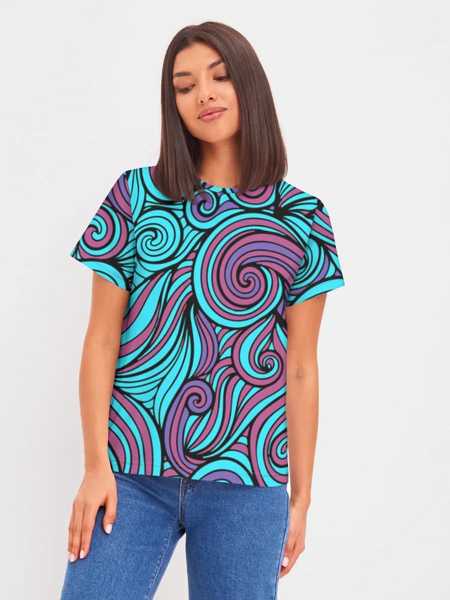Women's basic cotton T-shirt