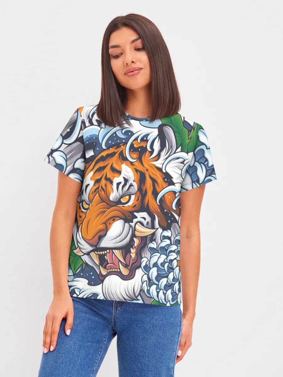 Women's basic cotton T-shirt