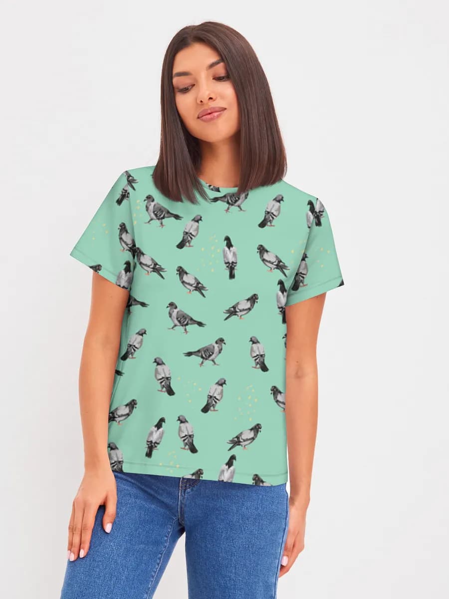 Women's basic cotton T-shirt