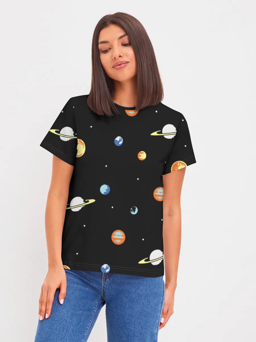 Women's basic cotton T-shirt