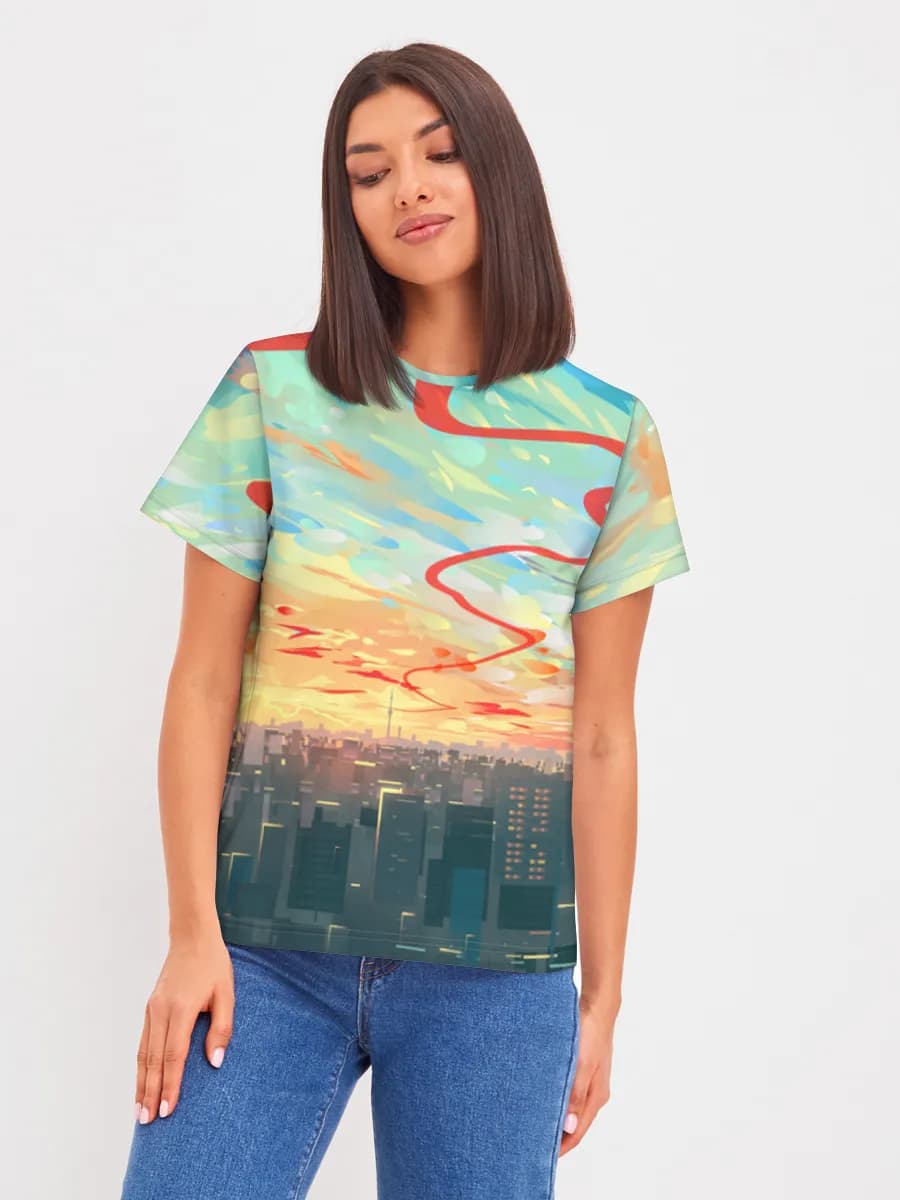 Women's basic cotton T-shirt