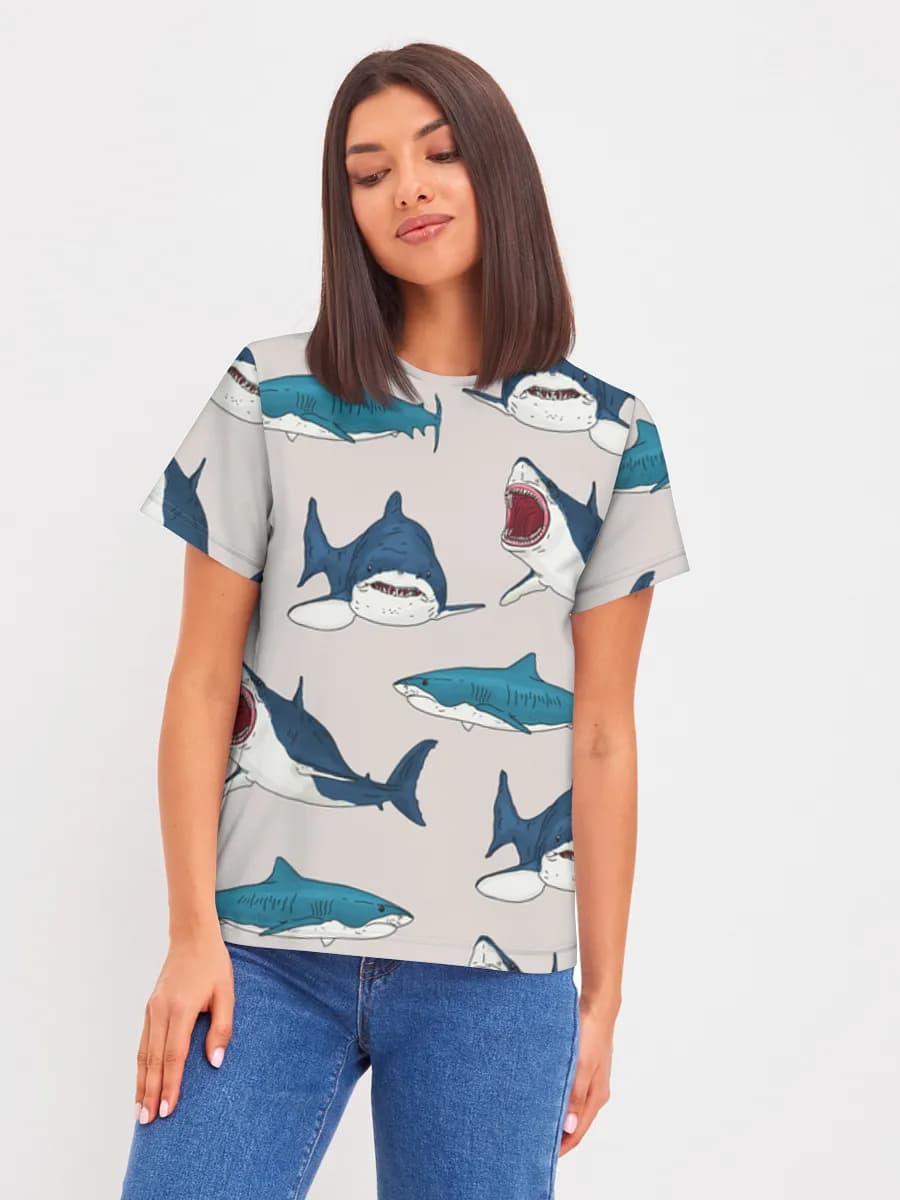 Women's basic cotton T-shirt