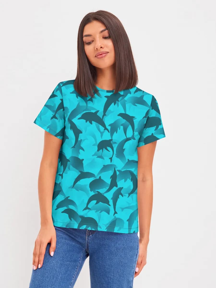 Women's basic cotton T-shirt