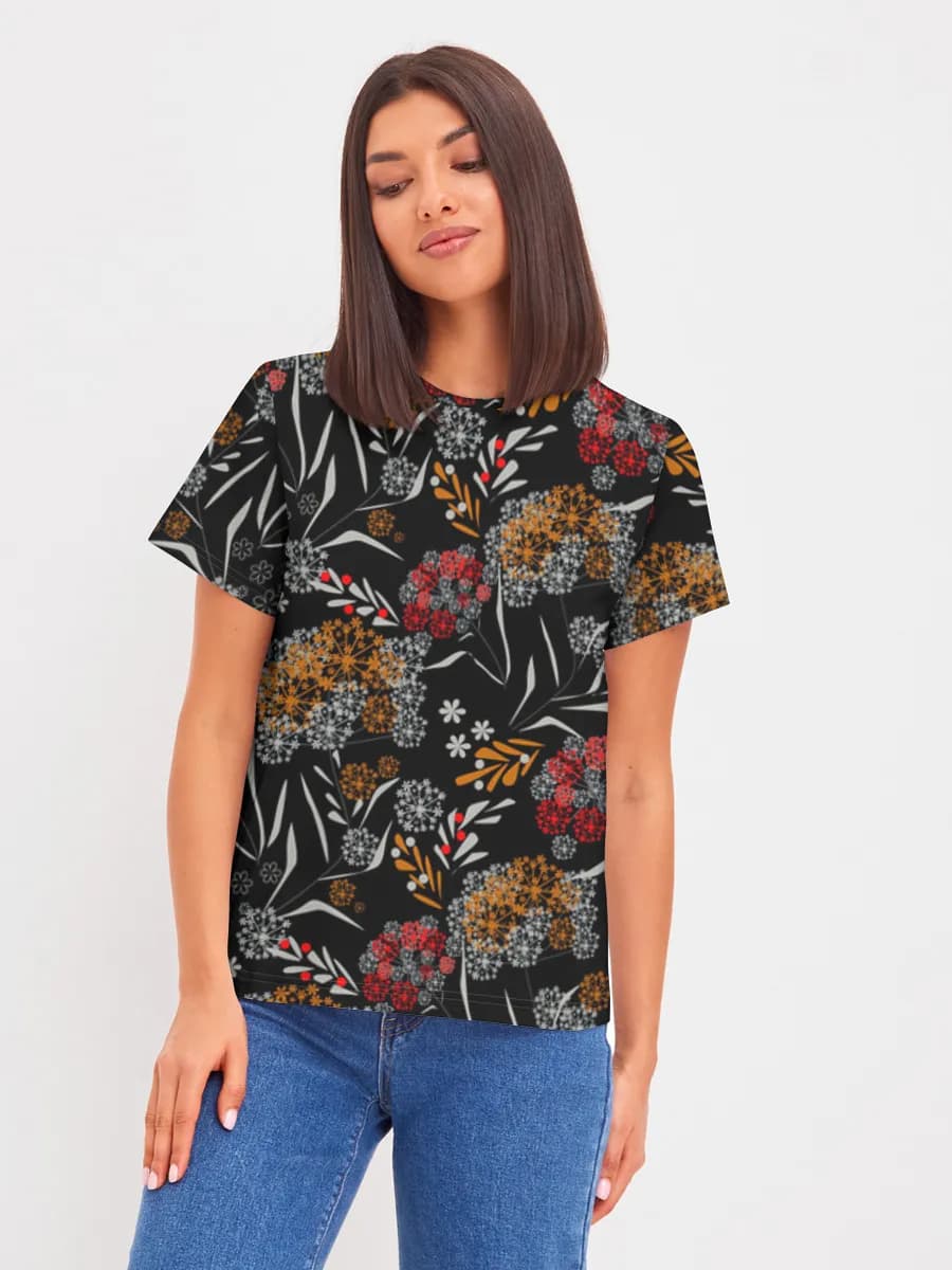 Women's basic cotton T-shirt