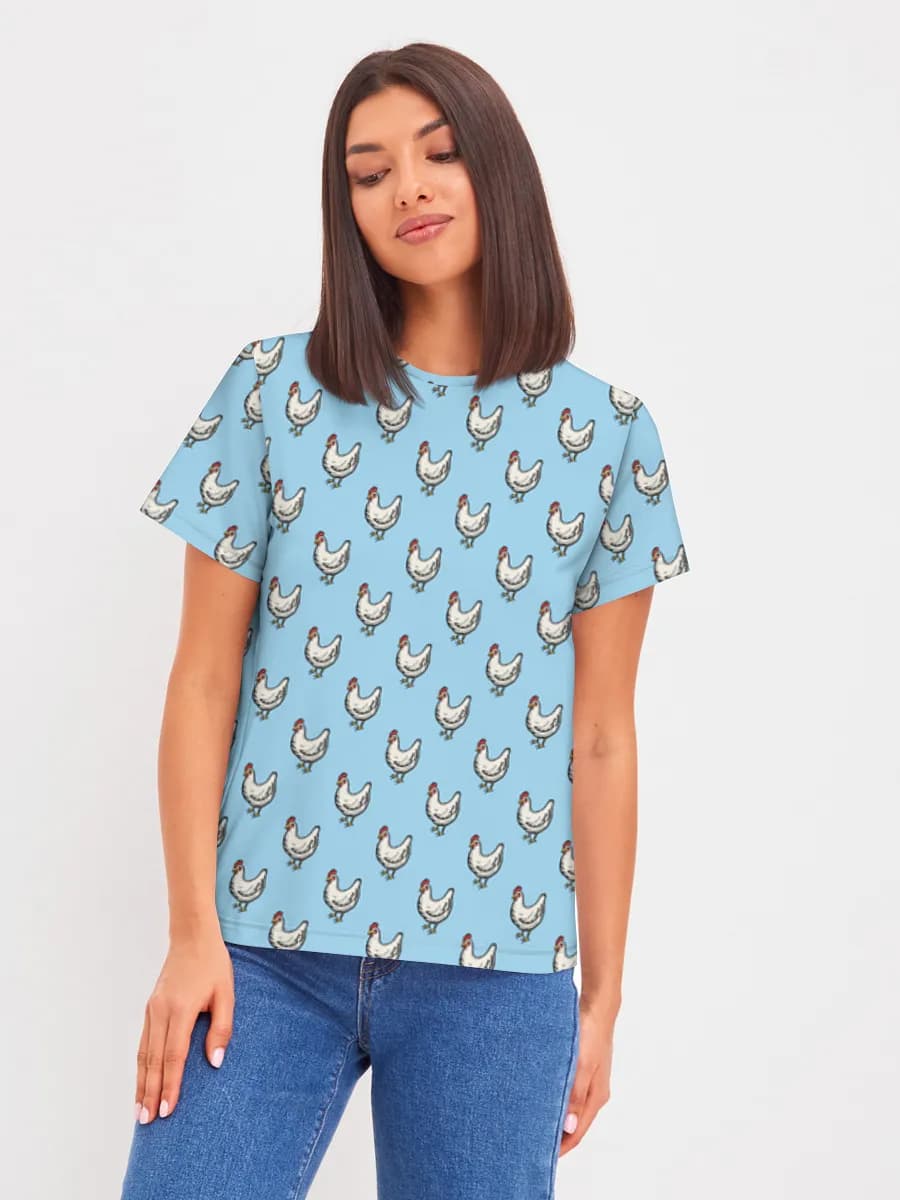 Women's basic cotton T-shirt