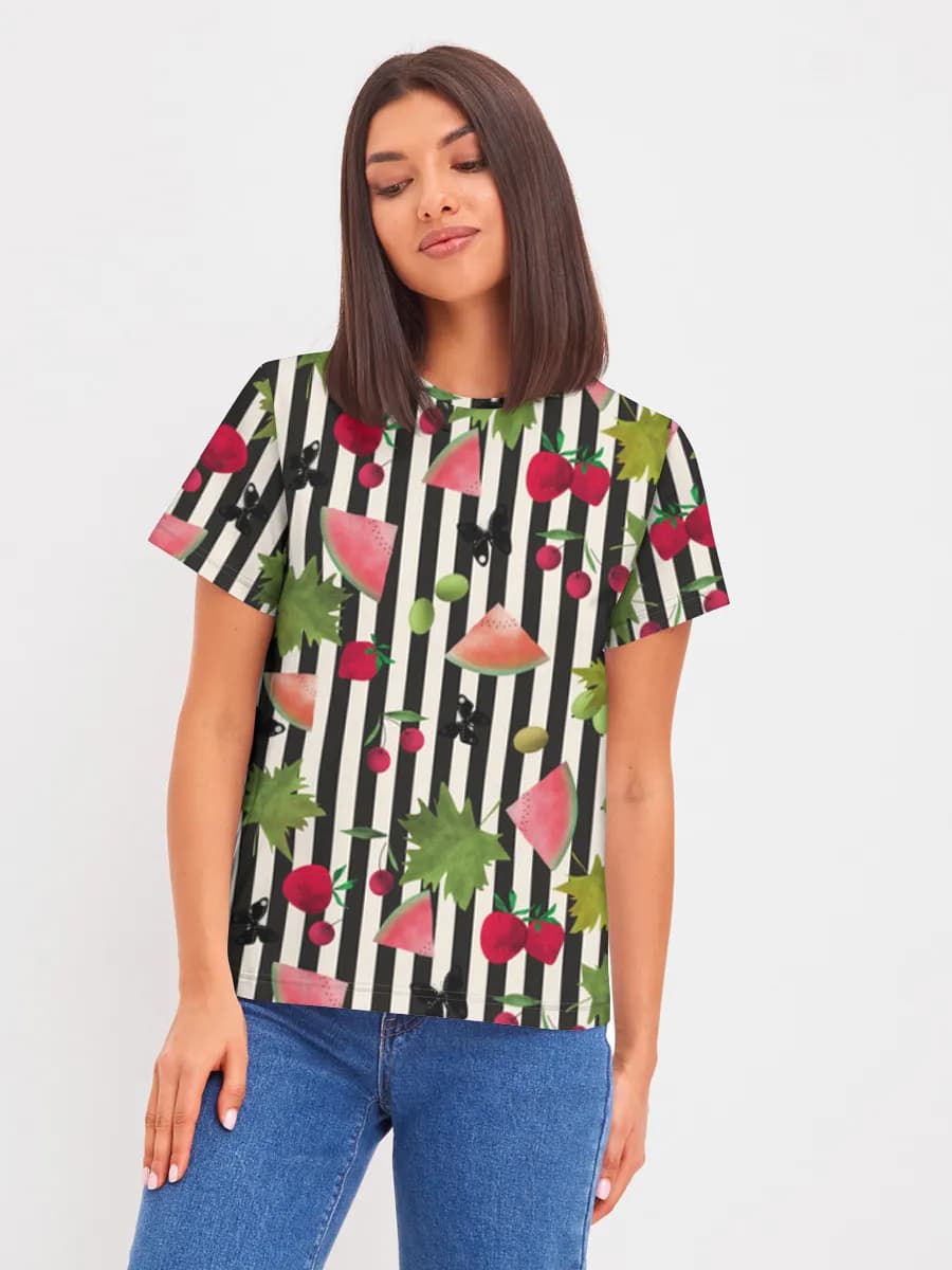 Women's basic cotton T-shirt