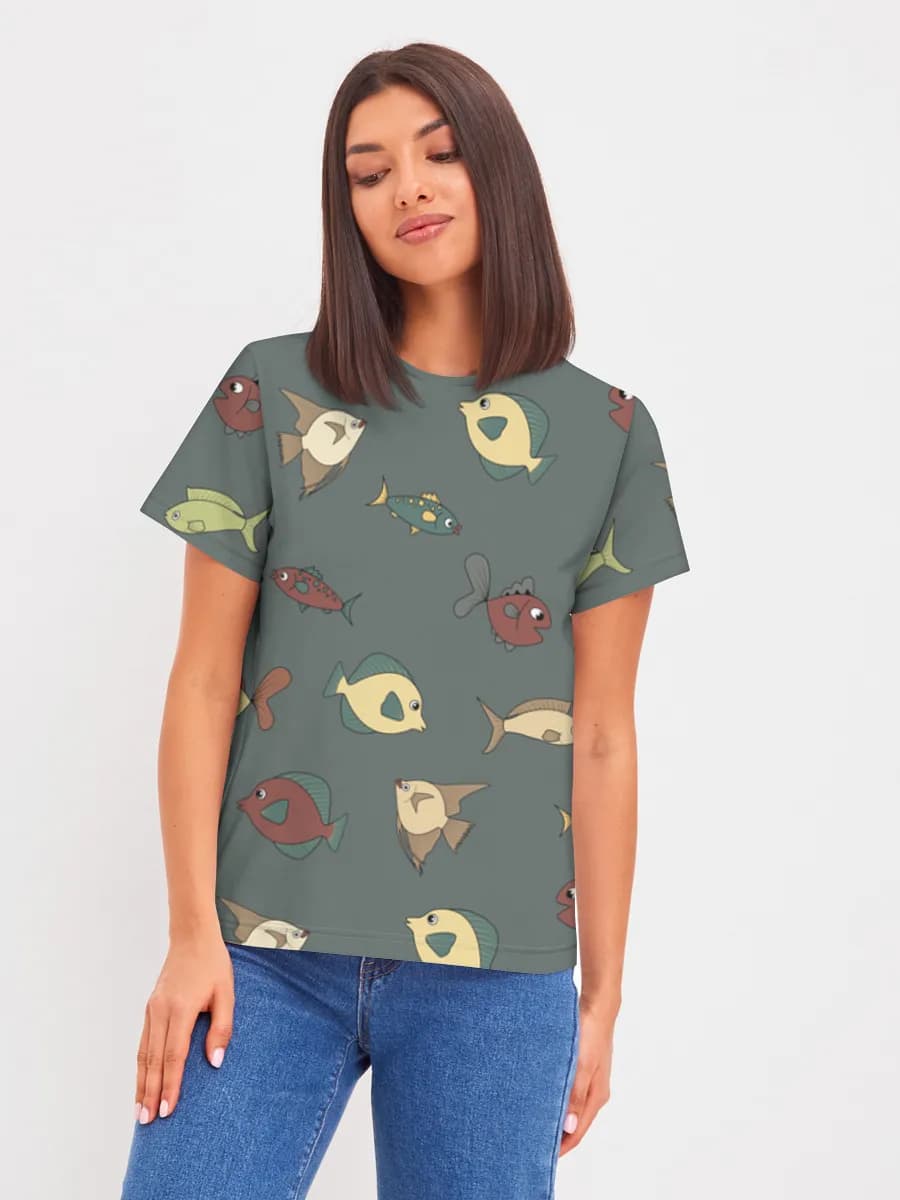 Women's basic cotton T-shirt