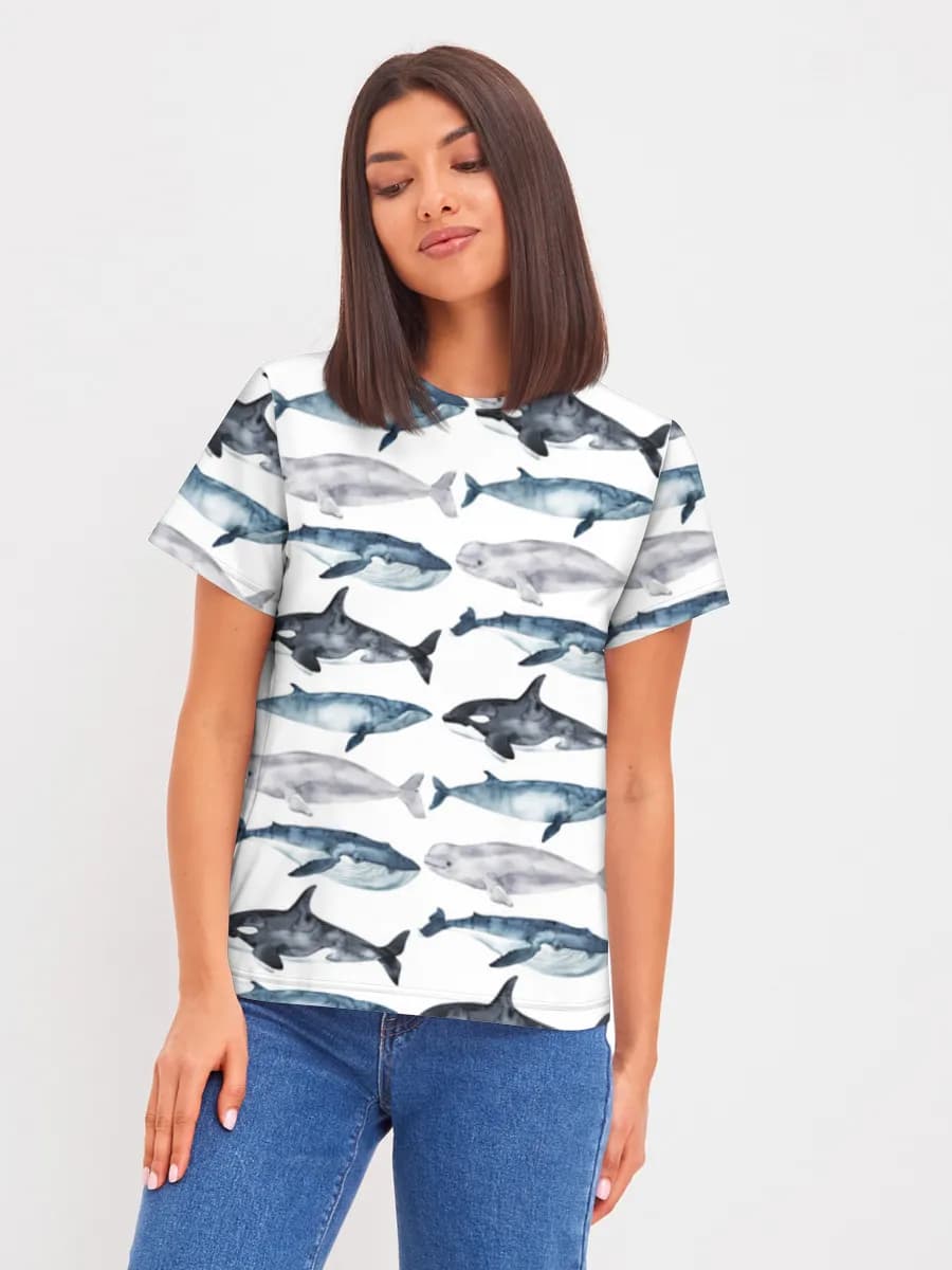 Women's basic cotton T-shirt