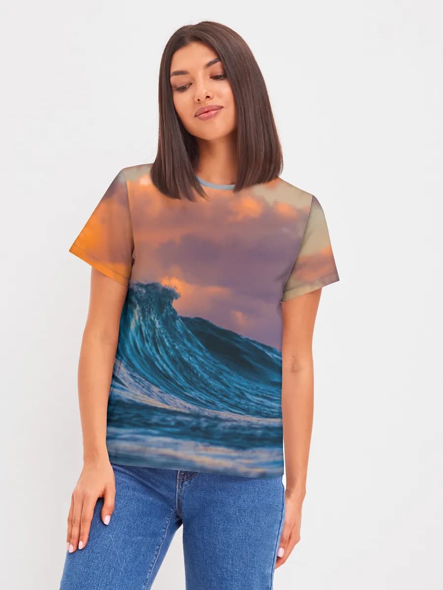 Women's basic cotton T-shirt