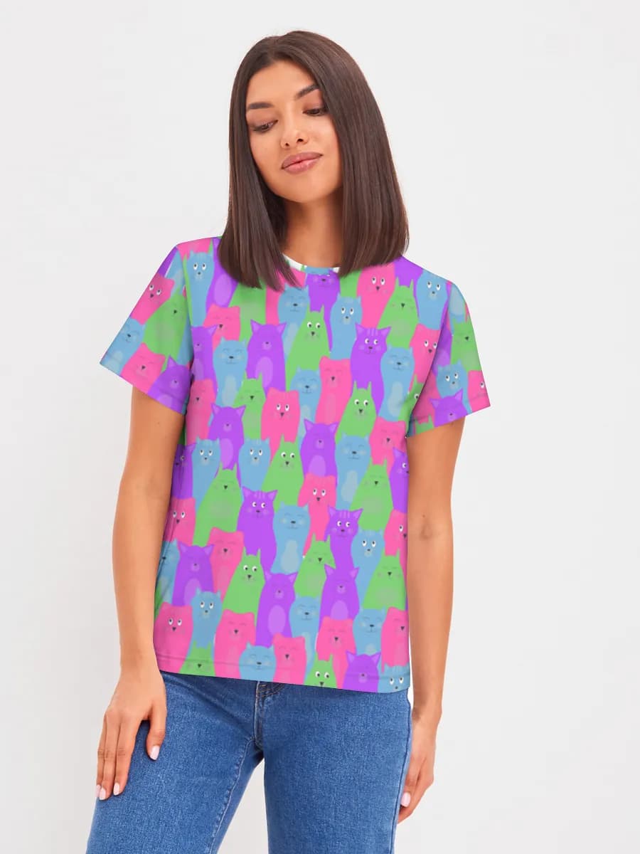 Women's basic cotton T-shirt