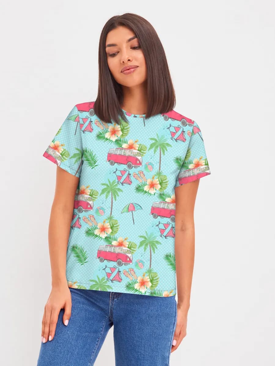 Women's basic cotton T-shirt