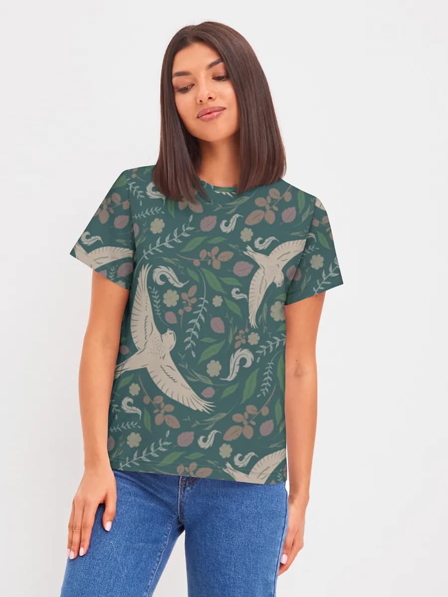 Vintage Birds And Botanicals