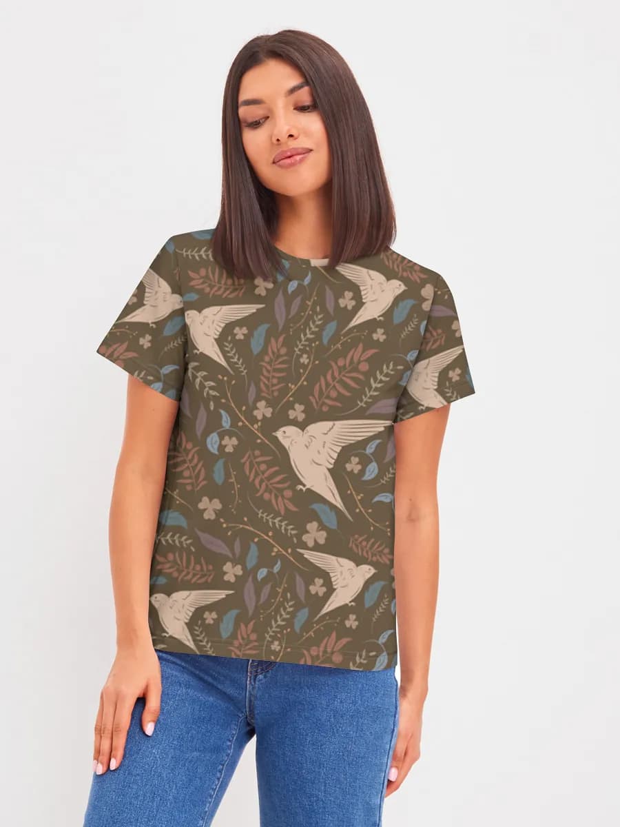 Women's basic cotton T-shirt