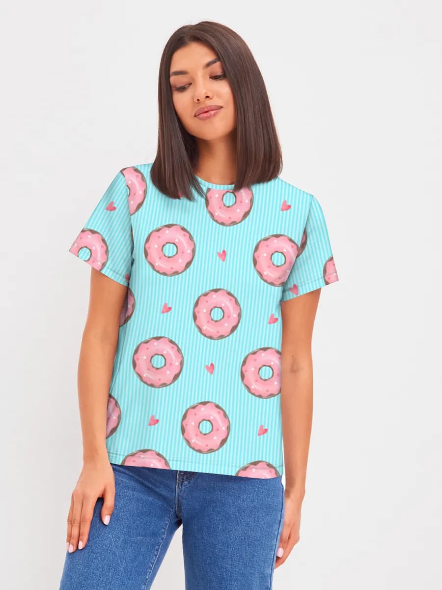 Women's basic cotton T-shirt